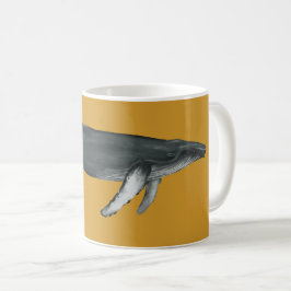 Humpback Whale Mug Yellow Koffiemok