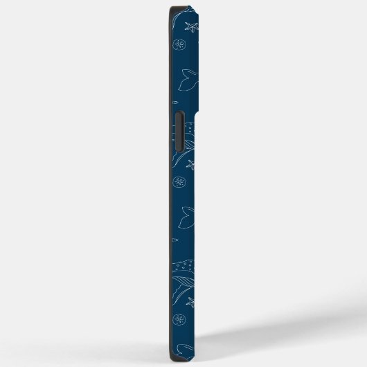 Humpback Whale Ocean Zee Shell Case-Mate iPhone Case (Achterkant / Rechts)