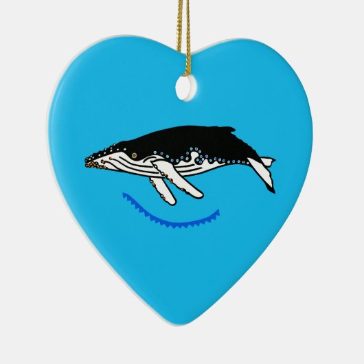 Humpback WHALE - Ornament (Rechts)