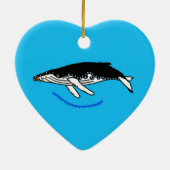 Humpback WHALE - Ornament (Achterkant)