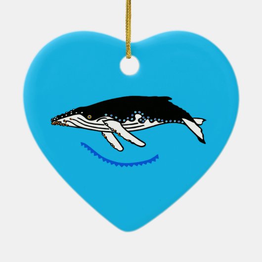 Humpback WHALE - Ornament (Achterkant)