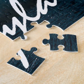 Humpback Whale over Full Moon Legpuzzel (Zijkant)