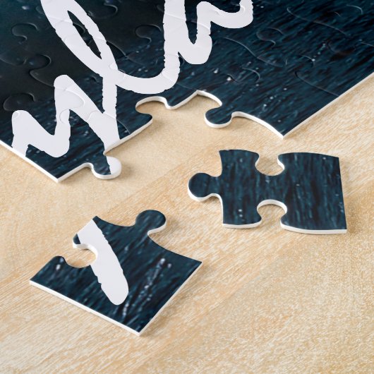 Humpback Whale over Full Moon Legpuzzel (Zijkant)