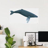 Humpback Whale Poster (Thuiskantoor)