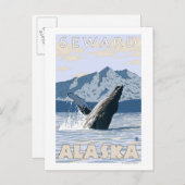 Humpback Whale - Seward, Alaska Briefkaart (Voorkant / Achterkant)