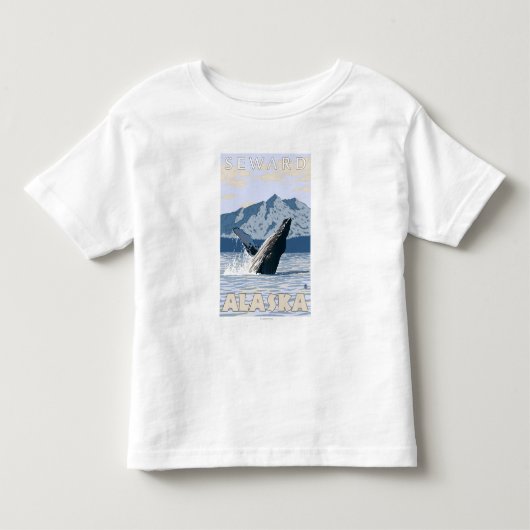 Humpback Whale - Seward, Alaska Kinder Shirts (Voorkant)