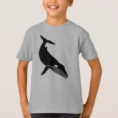 HUMPBACK WHALE SKETCH T-SHIRT (Voorkant)