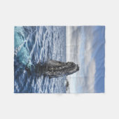Humpback Whale Spyhops | Hope Bay, Antarctica Fleece Deken (Voorkant (Horizontaal))