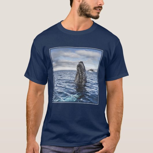 Humpback Whale Spyhops | Hope Bay, Antarctica T-shirt (Voorkant)