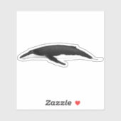 HUMPBACK WHALE STICKER (Vel)