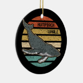 Humpback Whale  Sunset Keramisch Ornament (Rechts)