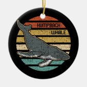 Humpback Whale  Sunset Keramisch Ornament (Voorkant)
