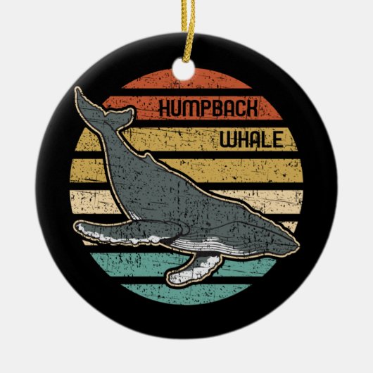 Humpback Whale  Sunset Keramisch Ornament (Voorkant)