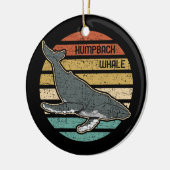 Humpback Whale  Sunset Keramisch Ornament (Links)