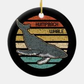 Humpback Whale  Sunset Keramisch Ornament (Achterkant)