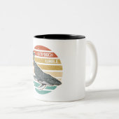 Humpback Whale  Sunset Tweekleurige Koffiemok (Voorkant rechts)