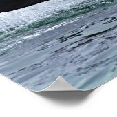 Humpback Whale Tail Fluke in Monterey Bay Poster (Hoek)