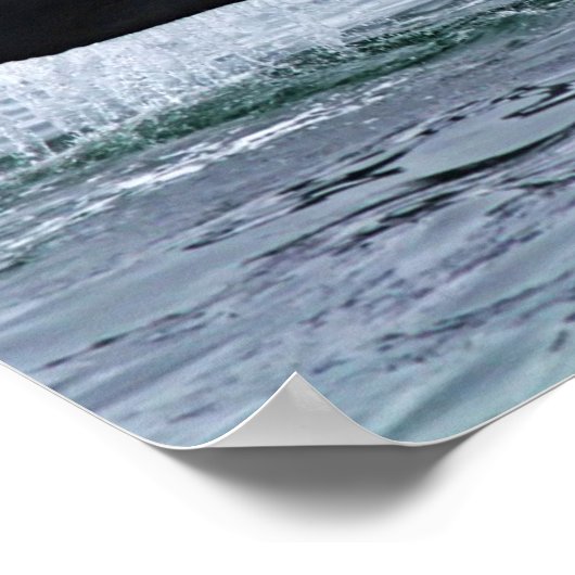 Humpback Whale Tail Fluke in Monterey Bay Poster (Hoek)