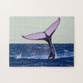 Humpback Whale Tail Fluke Jigzaag Puzzle Legpuzzel (Horizontaal)