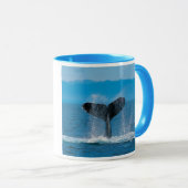 Humpback Whale Tail tegen walvisvangst Mok (Voorkant rechts)