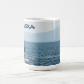 Humpback Whale Tale Schilderachtig Alaska Coffee M Koffiemok (Center)