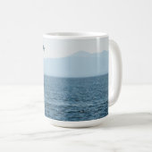 Humpback Whale Tale Schilderachtig Alaska Coffee M Koffiemok (Voorkant rechts)