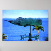 Humpback Whale Weather Vane Poster (Voorkant)