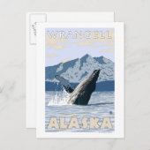 Humpback Whale - Wrangell, Alaska Briefkaart (Voorkant / Achterkant)