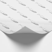 Humpback Whale Wrapping Paper Cadeaupapier (Hoek)