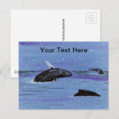 Humpback Whales Briefkaart (Voorkant / Achterkant)