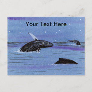 Humpback Whales Briefkaart