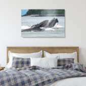 Humpback Whales Canvas Afdruk (Insitu (Slaapkamer))