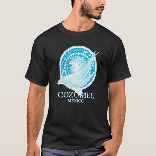 Humpback Whales Cozumel Mexico Diving T-shirt (Voorkant)