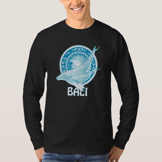 Humpback Whales Dive Bali Indonesia   T-shirt (Voorkant)
