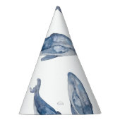 Humpback Whales in Waterverf Feesthoedjes (Rechts)