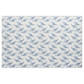 Humpback Whales in Waterverf Stof (Fat Quarter)
