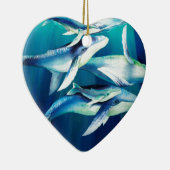 Humpback Whales Keramisch Ornament (Rechts)