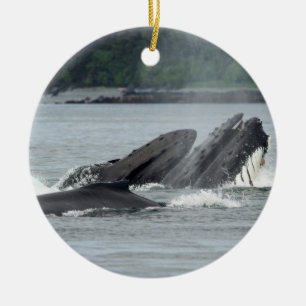 Humpback Whales Keramisch Ornament
