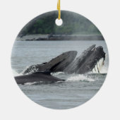 Humpback Whales Keramisch Ornament (Achterkant)