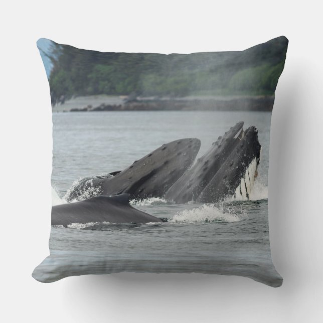 Humpback Whales Kussen (Voorkant)