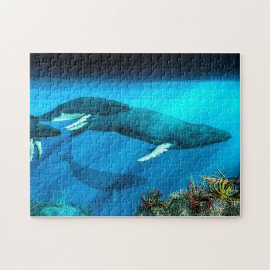 Humpback Whales Legpuzzel (Horizontaal)