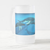 Humpback Whales Matglas Bierpul (Voorkant links)