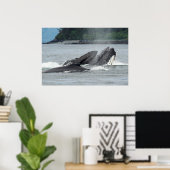 Humpback Whales Poster (Thuiskantoor)