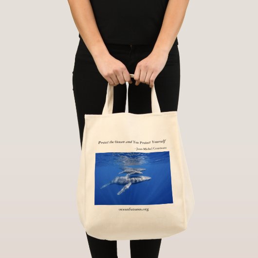 Humpback Whales Reused Bag Tote Bag (Voorkant (product))