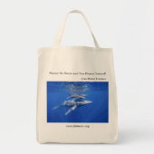 Humpback Whales Reused Bag Tote Bag (Voorkant)