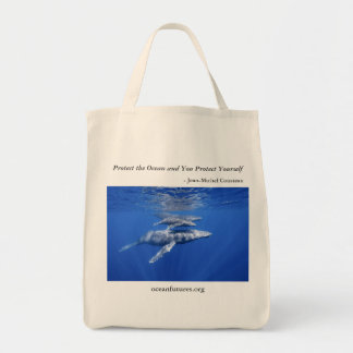Humpback Whales Reused Bag Tote Bag