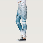 Humpbacks Blue Map Leggings (Links)