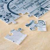 Humpbacks Blue  Map Legpuzzel (Zijkant)