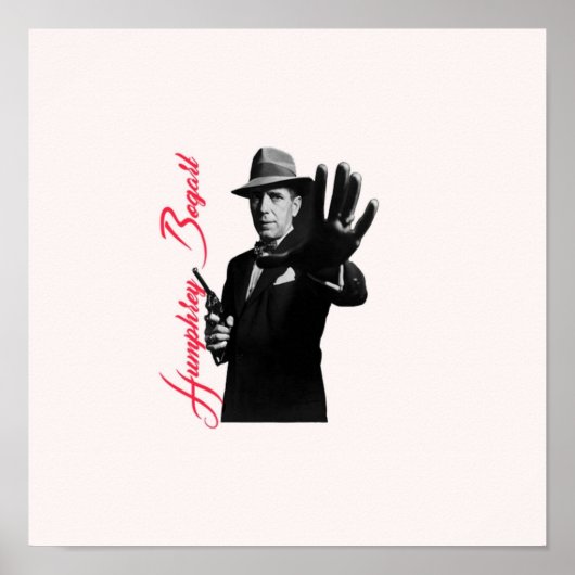 Humphrey bogart poster (Voorkant)