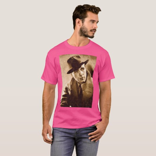 Humphrey Bogart T-shirt (Voorkant volledig)